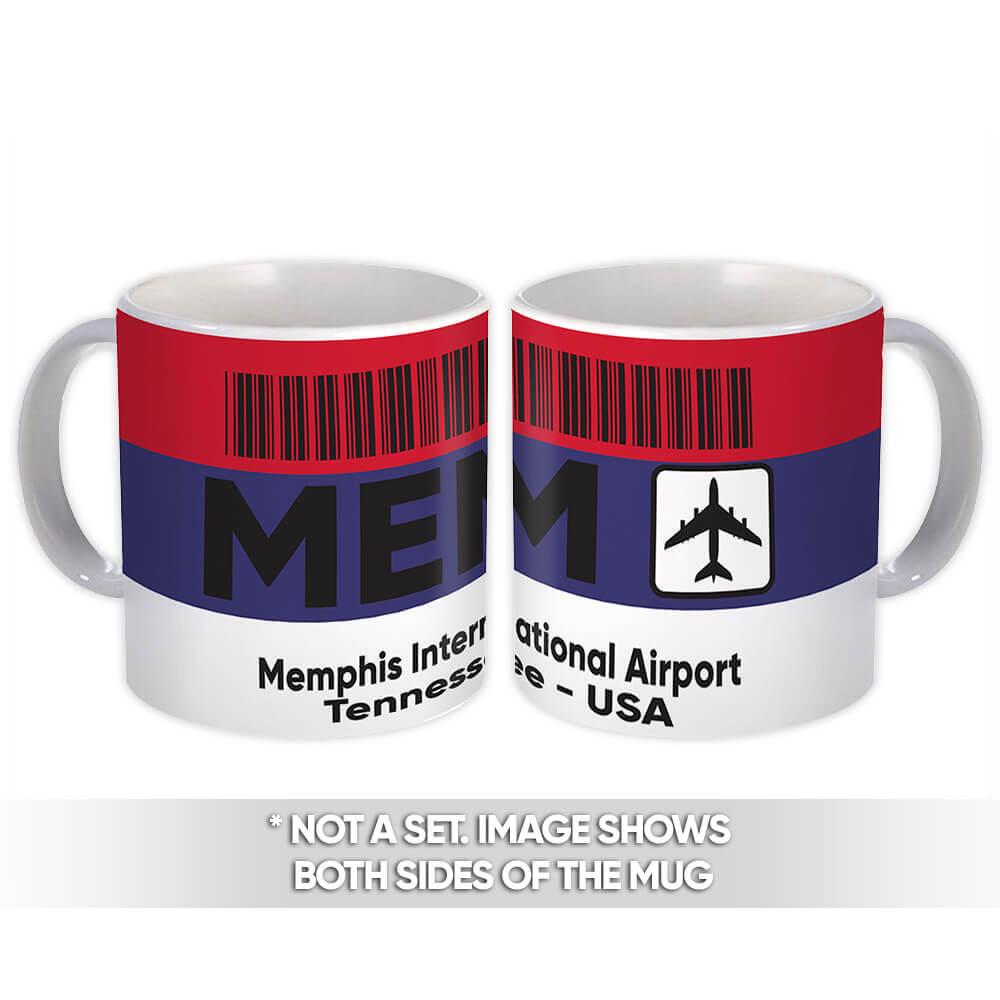 Gift Mug : USA Memphis Airport Tennessee MEM Travel Airline Pilot AIRPORT