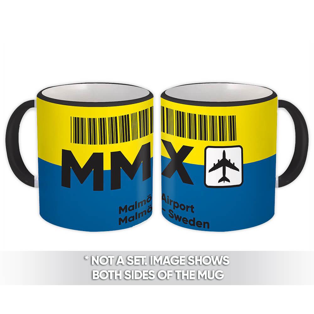 Gift Mug : Sweden Malmö Airport MMX Travel Airline Pilot AIRPORT