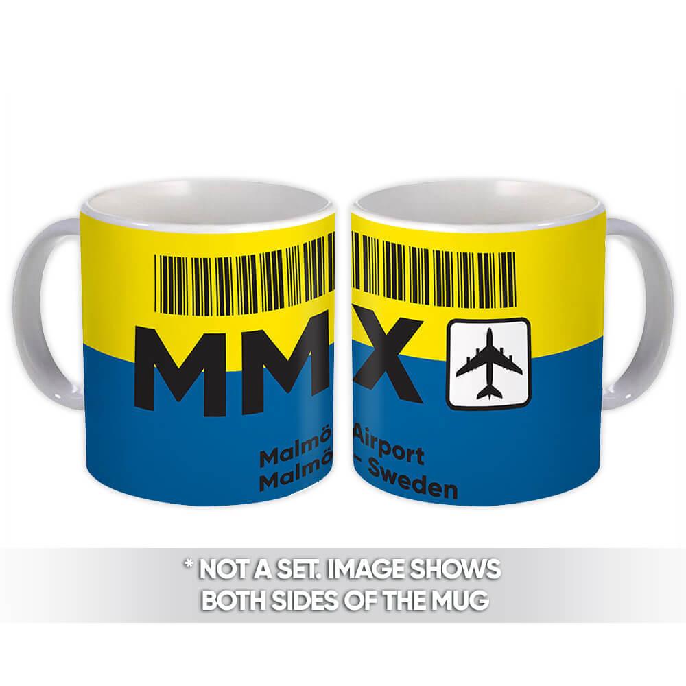 Gift Mug : Sweden Malmö Airport MMX Travel Airline Pilot AIRPORT