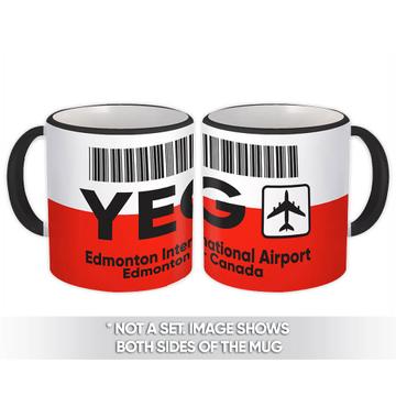 Canada Edmonton Airport Edmonton YEG : Gift Mug Travel Airline Pilot AIRPORT