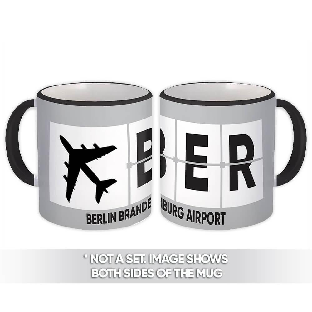 Gift Mug : Germany Berlin Brandenburg Airport BER Airline Travel Pilot AIRPORT