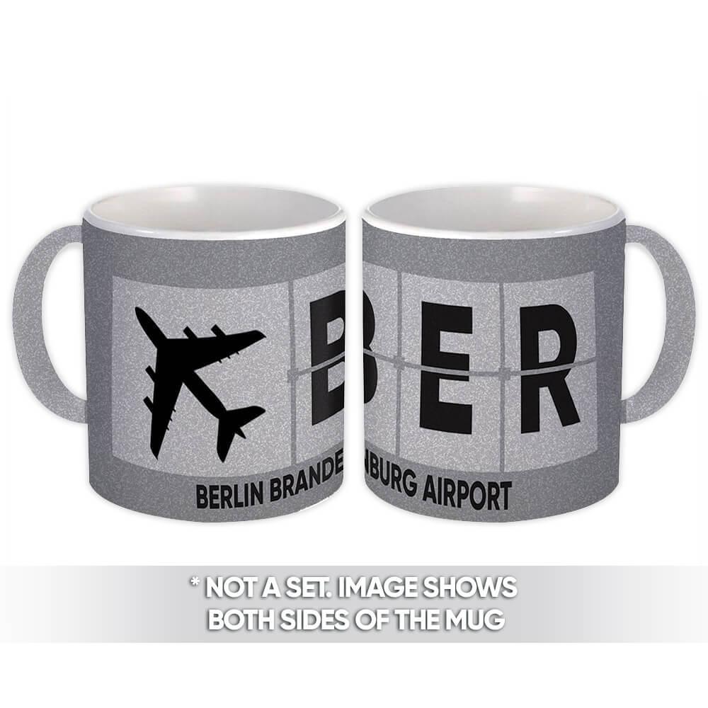 Gift Mug : Germany Berlin Brandenburg Airport BER Airline Travel Pilot AIRPORT