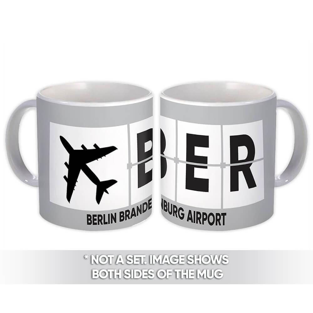 Gift Mug : Germany Berlin Brandenburg Airport BER Airline Travel Pilot AIRPORT