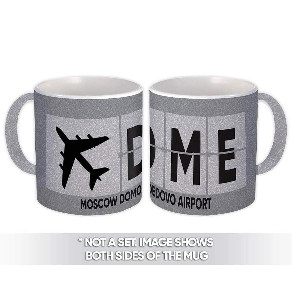 Gift Mug : Russia Moscow Domodedovo Airport DME Airline Travel Pilot AIRPORT