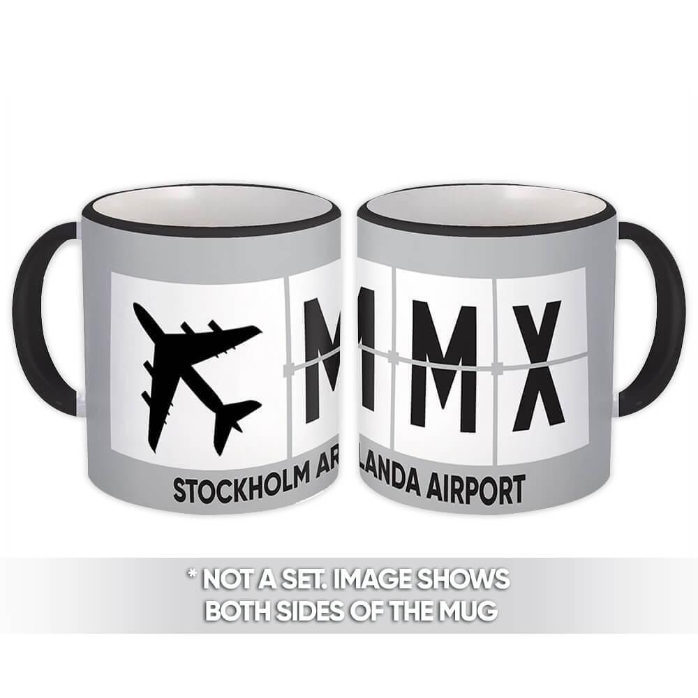 Gift Mug : Sweden Malmö Airport MMX Airline Travel Pilot AIRPORT