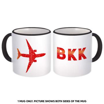 Thailand Suvarnabhumi Airport Bangkok BKK : Gift Mug Travel Airline AIRPORT