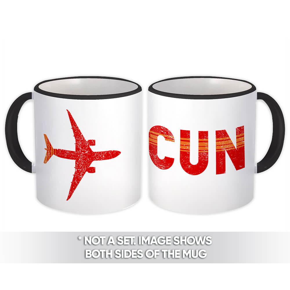 Gift Mug : Mexico Cancún Airport CUN Travel Airline Pilot AIRPORT