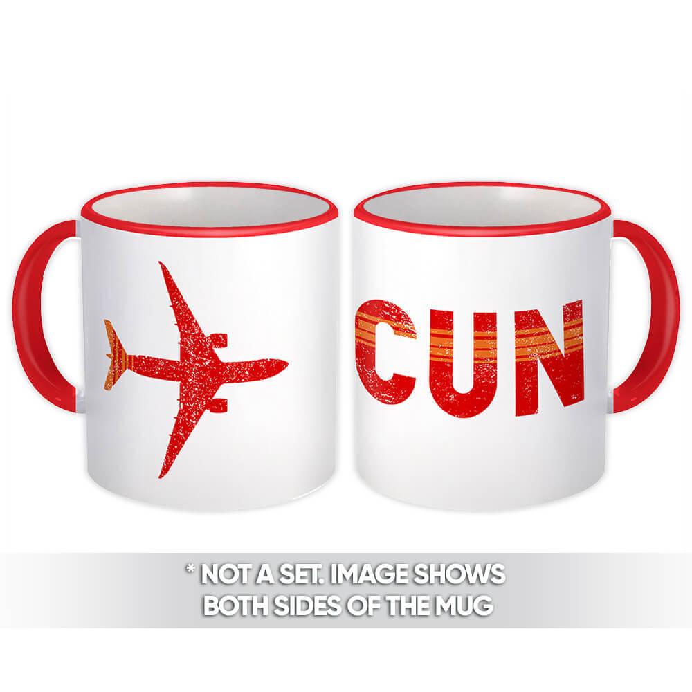 Gift Mug : Mexico Cancún Airport CUN Travel Airline Pilot AIRPORT