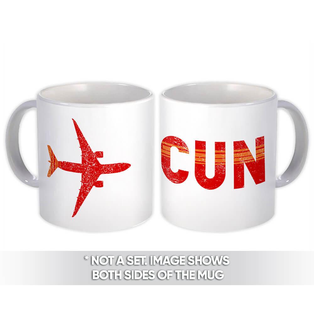 Gift Mug : Mexico Cancún Airport CUN Travel Airline Pilot AIRPORT