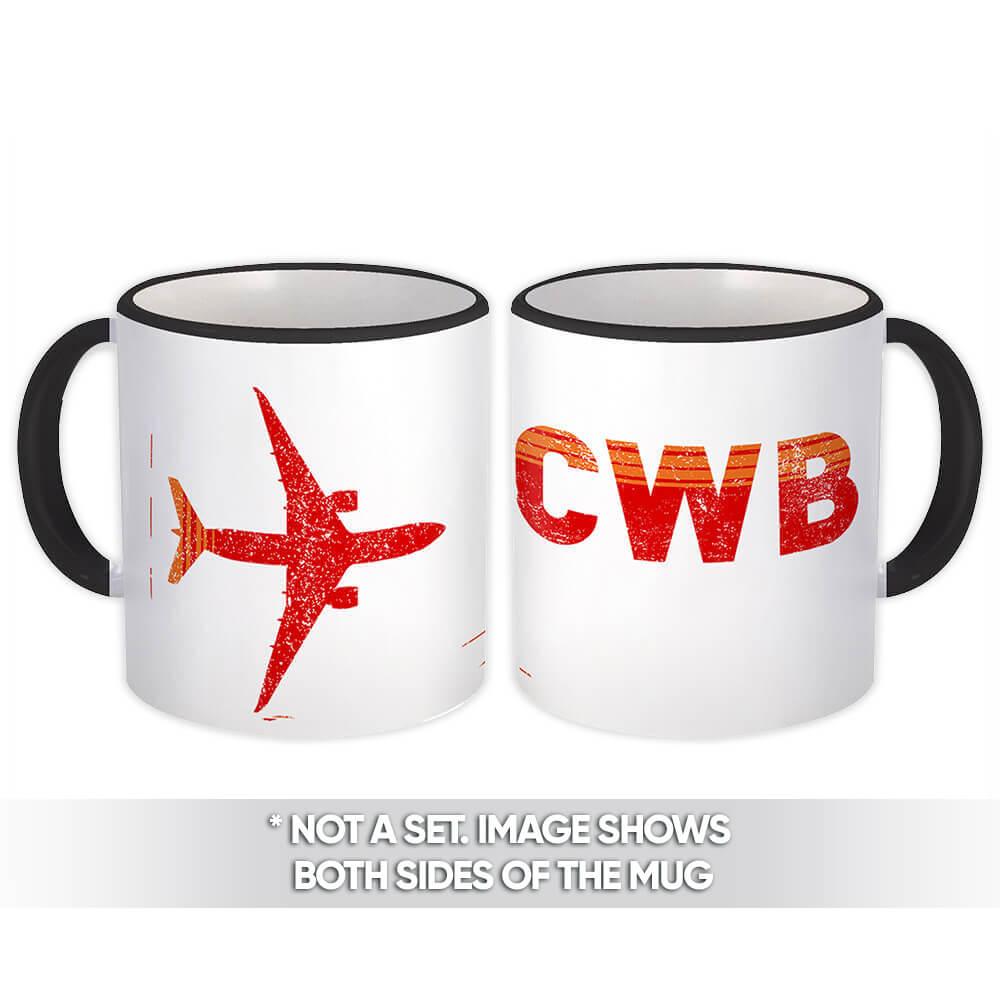 Gift Mug : Brazil Airport Curitiba CWB Brasil Travel Airline Pilot AIRPORT