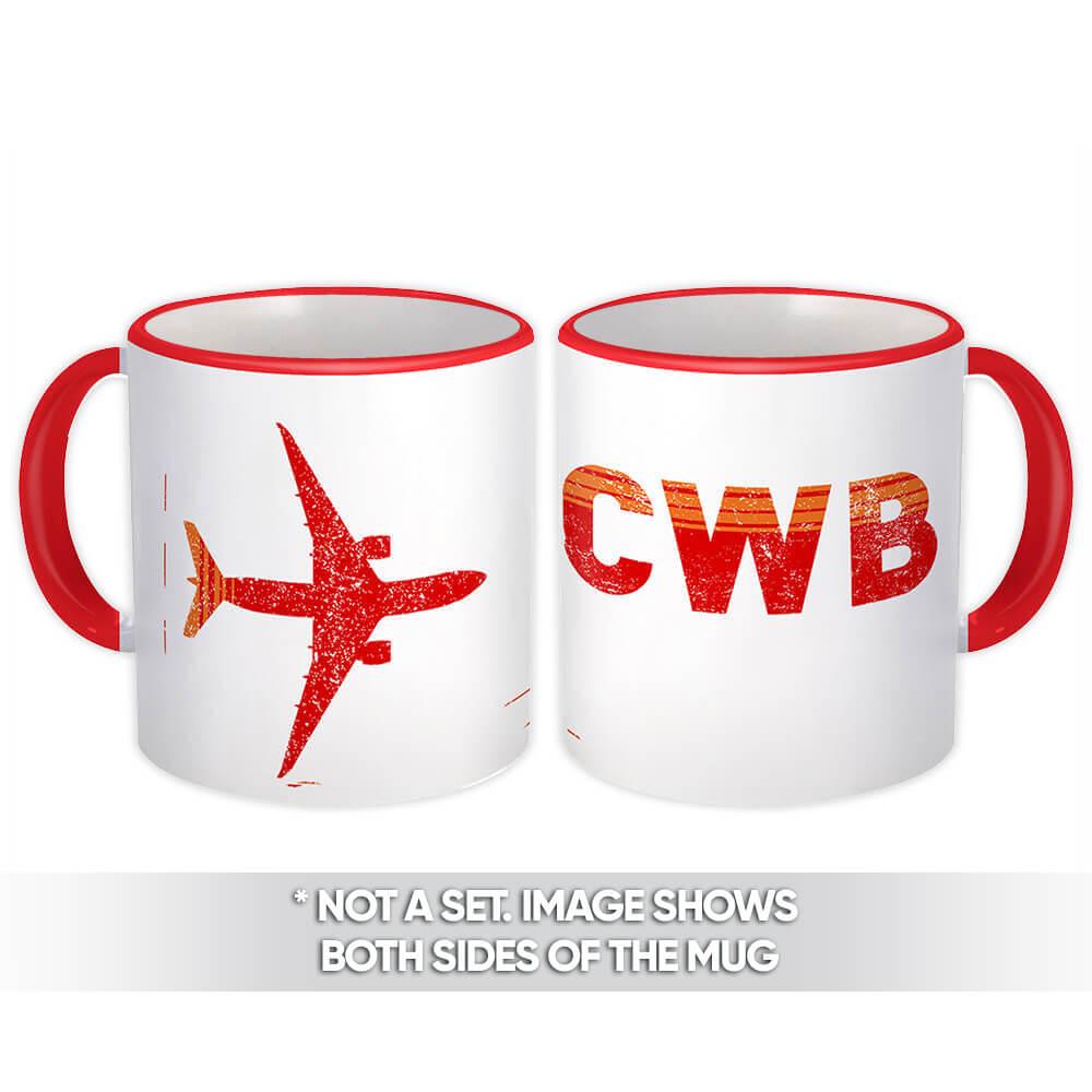 Gift Mug : Brazil Airport Curitiba CWB Brasil Travel Airline Pilot AIRPORT