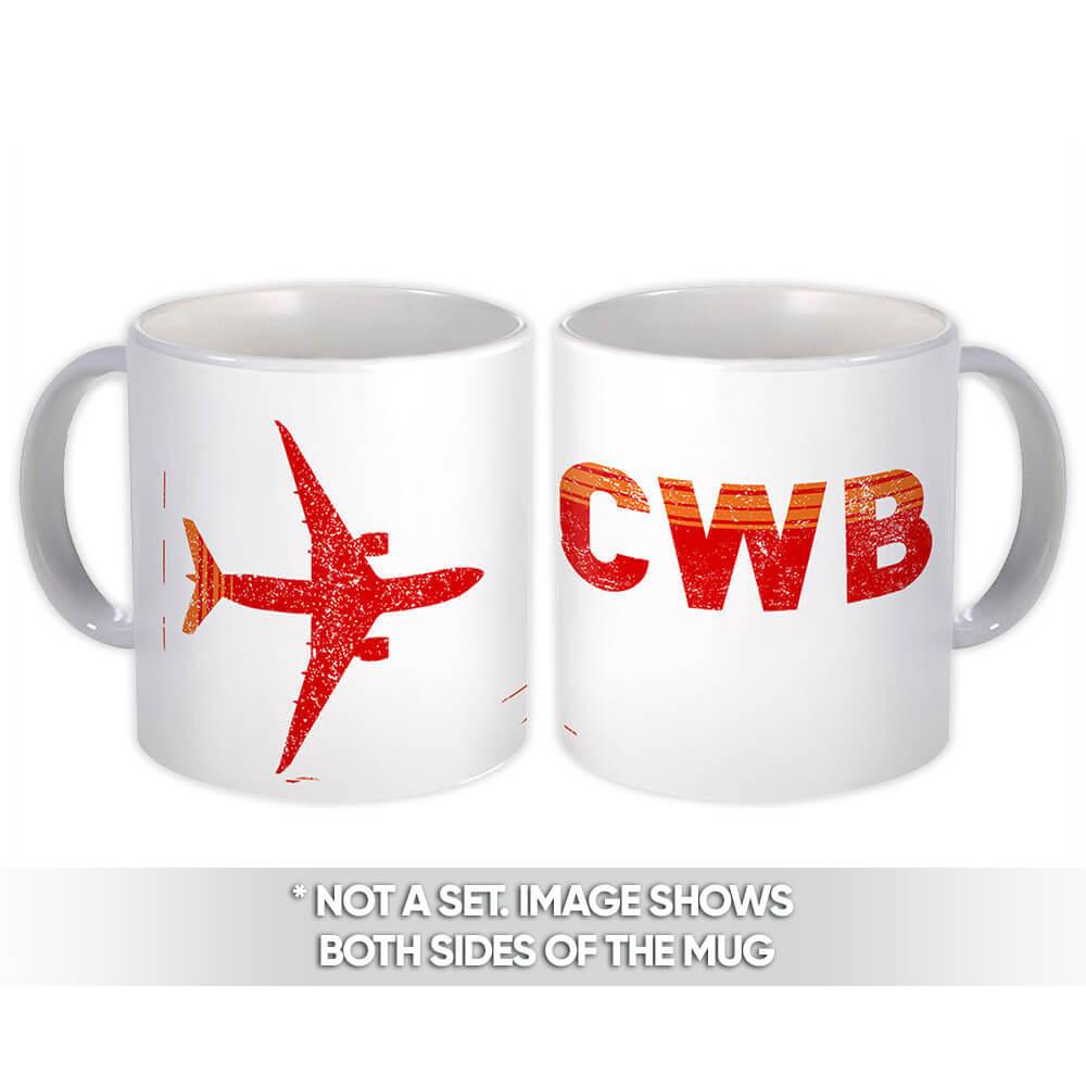 Gift Mug : Brazil Airport Curitiba CWB Brasil Travel Airline Pilot AIRPORT