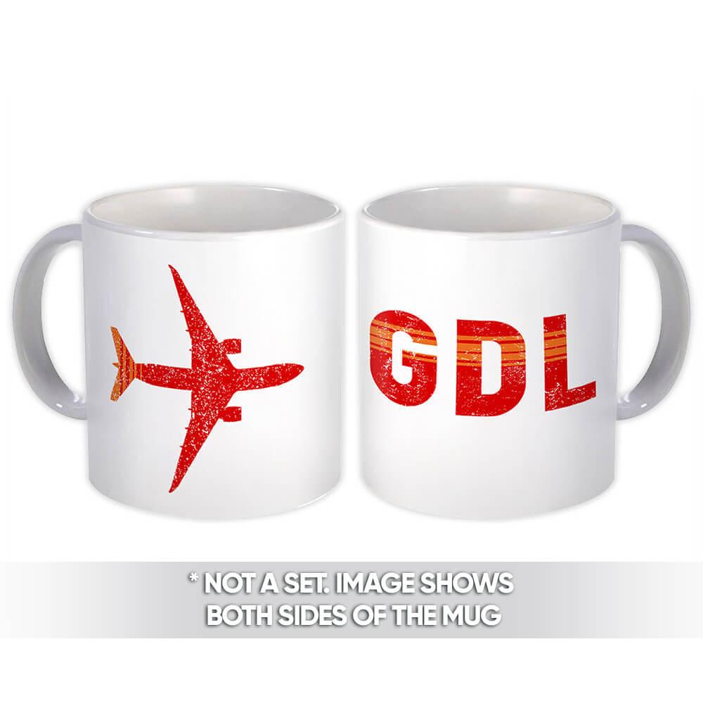 Gift Mug : Mexico Guadalajara Airport GDL Travel Airline Pilot AIRPORT