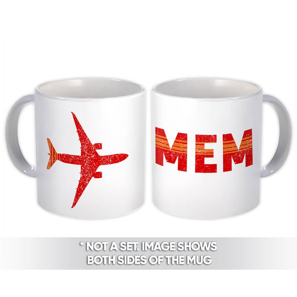 Gift Mug : USA Memphis Airport Tennessee MEM Travel Airline Pilot AIRPORT