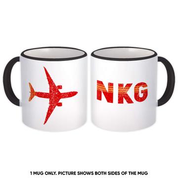 China Nanjing Lukou Airport NKG : Gift Mug Travel Airline Pilot AIRPORT