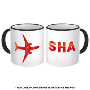 China Shanghai Hongqiao Airport SHA : Gift Mug Travel Airline Pilot AIRPORT