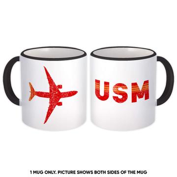 Thailand Samui Airport Ko USM : Gift Mug Travel Airline Pilot AIRPORT