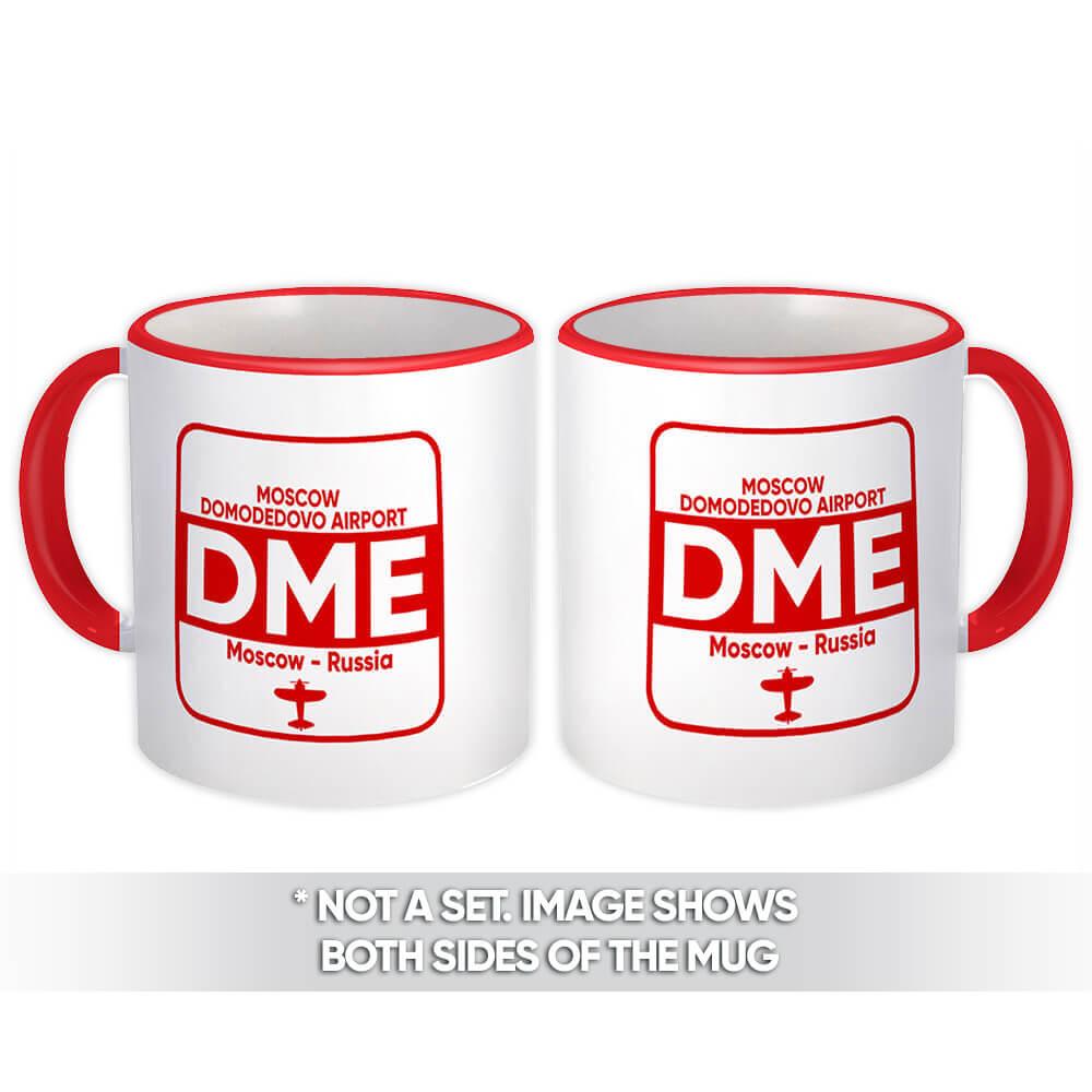 Gift Mug : Russia Moscow Domodedovo Airport DME Travel Airline Pilot AIRPORT