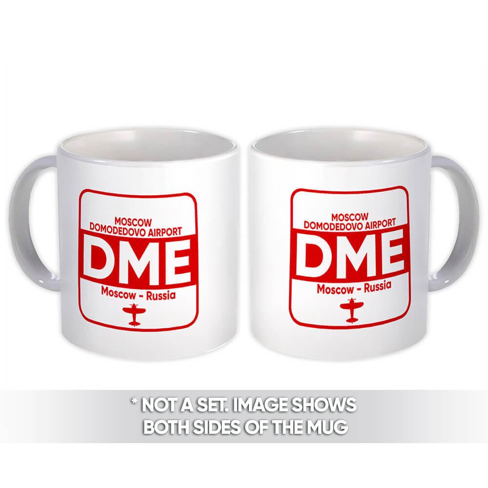 Gift Mug : Russia Moscow Domodedovo Airport DME Travel Airline Pilot AIRPORT