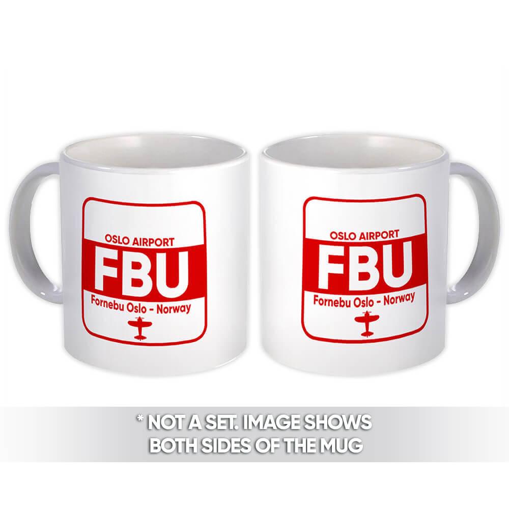 Details about   Gift Mug Norway Oslo Airport Fornebu FBU Airline Travel Pilot AIRPORT 