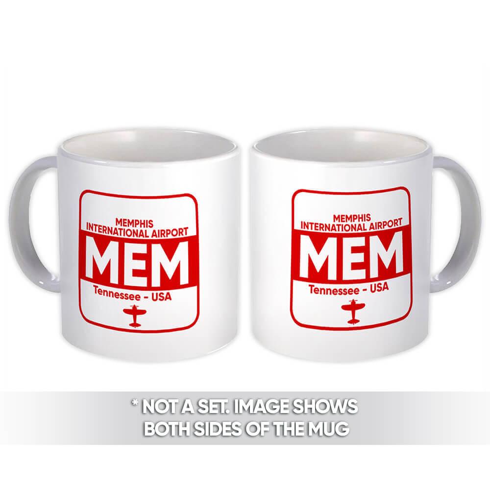 Gift Mug : USA Memphis Airport Tennessee MEM Travel Airline Pilot AIRPORT