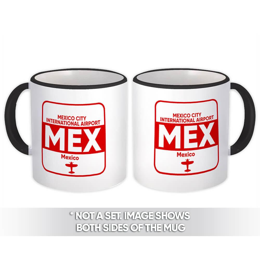 Gift Mug : Mexico City Airport ME Travel Airline Pilot AIRPORT