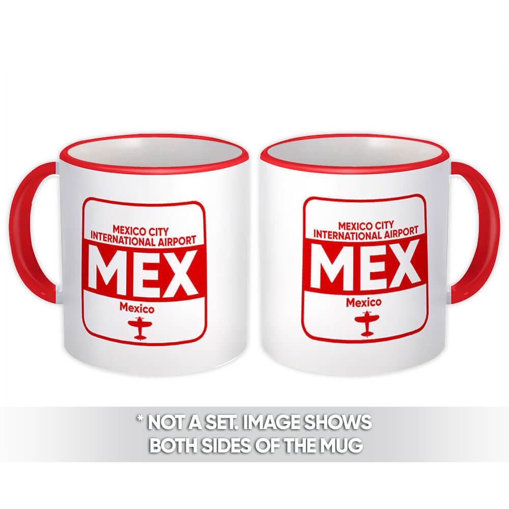 Gift Mug : Mexico City Airport ME Travel Airline Pilot AIRPORT