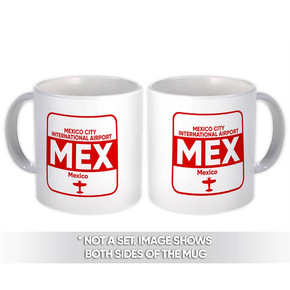 Gift Mug : Mexico City Airport ME Travel Airline Pilot AIRPORT