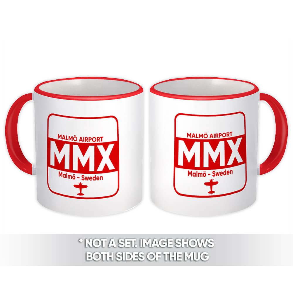 Gift Mug : Sweden Malmö Airport MMX Travel Airline Pilot AIRPORT