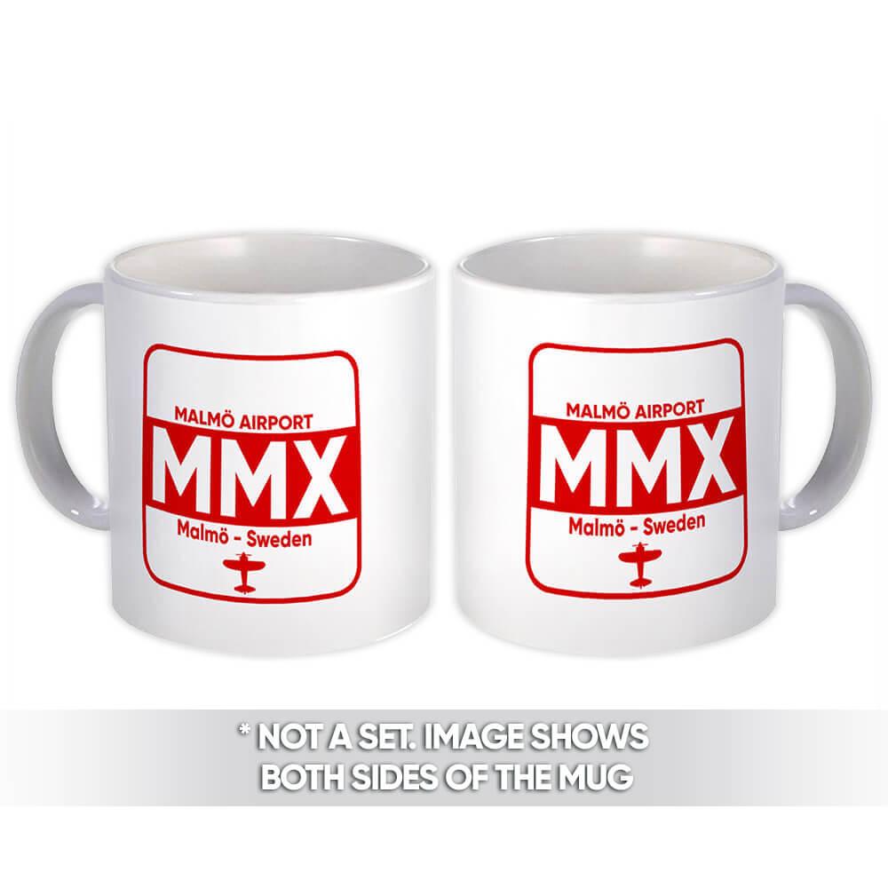 Gift Mug : Sweden Malmö Airport MMX Travel Airline Pilot AIRPORT