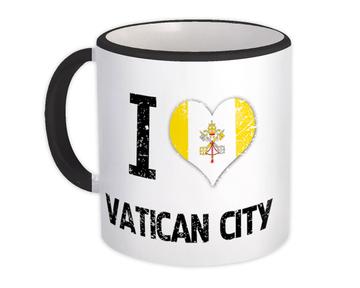 I Love Vatican City : Gift Mug Heart Flag Country Crest Expat