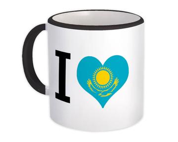I Love Kazakhstan : Gift Mug Flag Heart Crest Country Kazakh Expat