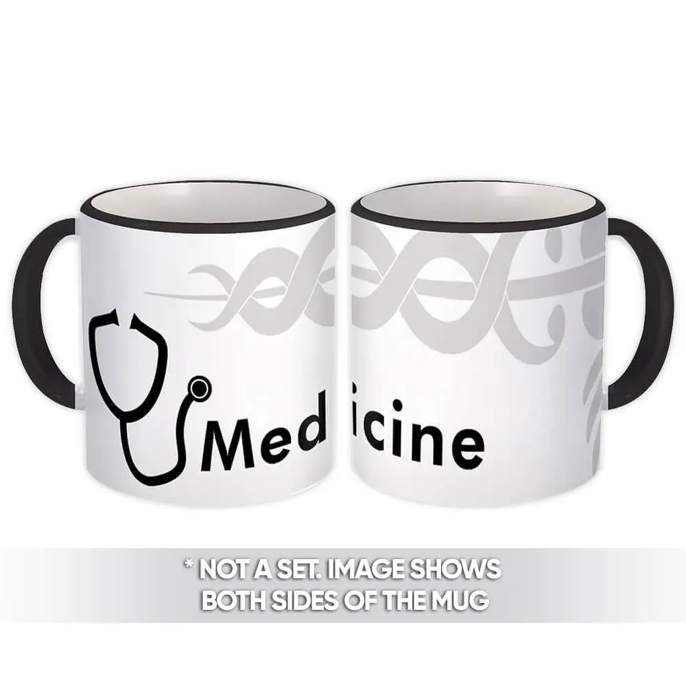 Medicine : Gift Mug Profession Job Work Coworker Birthday Doctor Graduation