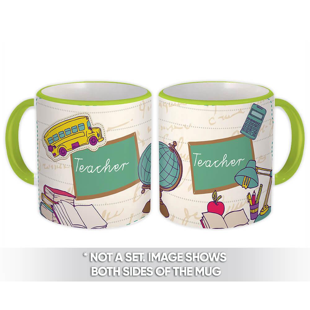 Gift Mug : Teacher Profession Job Work Coworker Birthday Occupation Graduation