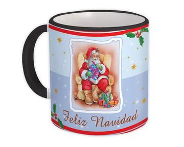 Santa Klaus Feliz Navidad : Gift Mug Navidad Christmas