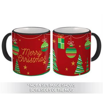 Balls and Merry Christmas : Gift Mug Holidays Seasons Greetings