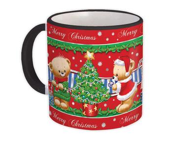 Teddy Bear Merry Christmas : Gift Mug Holidays Xmas Bears