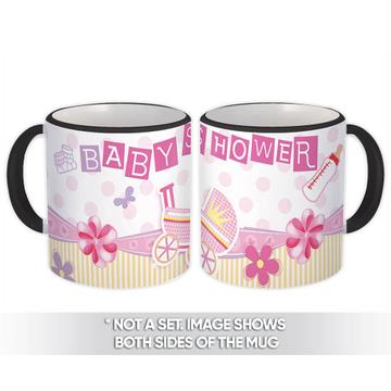 Baby Shower : Gift Mug Give Away Party New Baby Souvenir