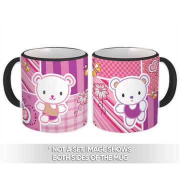 Cute Bear : Gift Mug for Kids Children Birthday Christmas Kitty