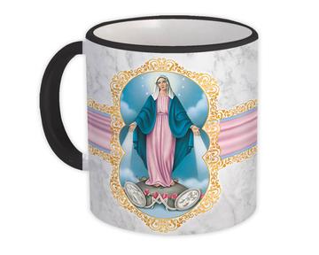 Our Lady of Grace and Medal : Gift Mug Religious Virgin Mary Catholic Saint