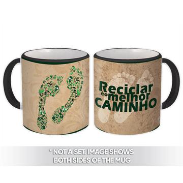 Eco Reciclar é o Melhor Caminho : Gift Mug Environment Ecology