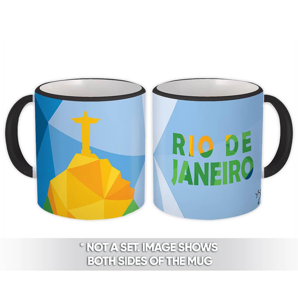Gift Mug Rio De Janeiro Christ The Redeemer Brazil Brasil Corcovado Ebay