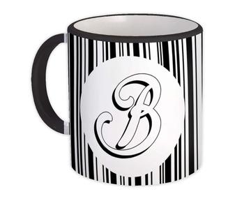 Monogram Letter B : Gift Mug Alphabet Initial Name ABC