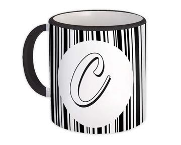 Monogram Letter C : Gift Mug Alphabet Initial Name ABC