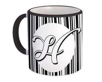 Monogram Letter H : Gift Mug Alphabet Initial Name ABC