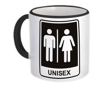 Unisex : Gift Mug Icone Banheiro Placard Sign Signage
