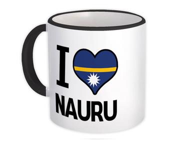 I Love Nauru : Gift Mug Flag Heart Country Crest Nauruan Expat