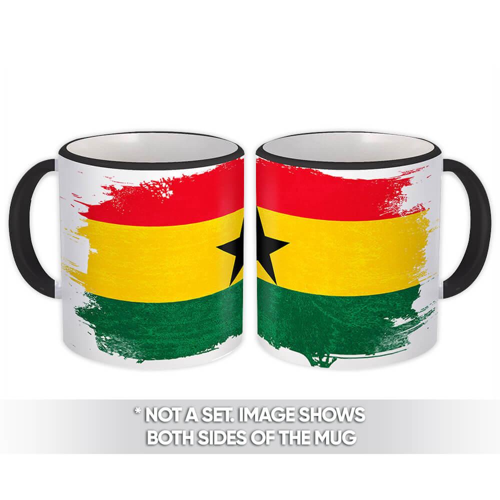 Gift Mug : Ghana Distressed Flag Vintage Ghanaian Expat Country