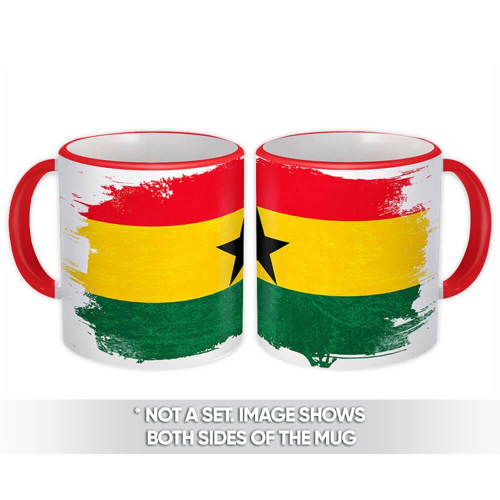 Gift Mug : Ghana Distressed Flag Vintage Ghanaian Expat Country