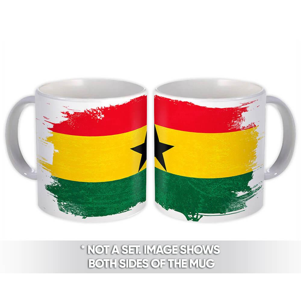 Gift Mug : Ghana Distressed Flag Vintage Ghanaian Expat Country